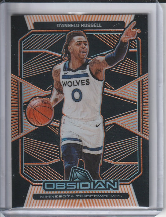 2019-20 Panini Obsidian Basketball - D'Angelo Russell 'Orange' /50