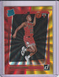 2021-22 Panini Donruss Basketball - Ayo Dosunmu 'Rated Rookie' Red and Yellow Laser RC