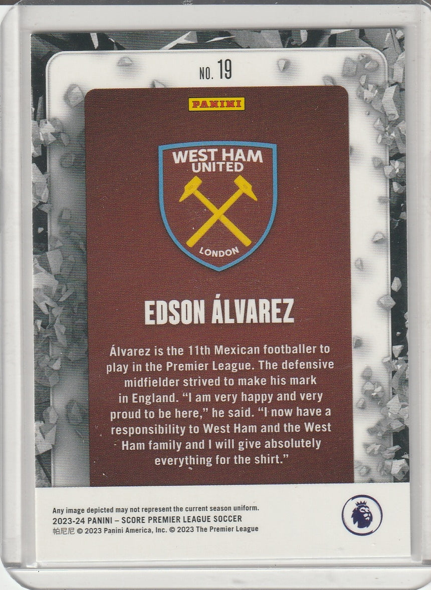 2023-24 Panini Score Premier League Soccer - Edson Alvarez 'Breakthrough'