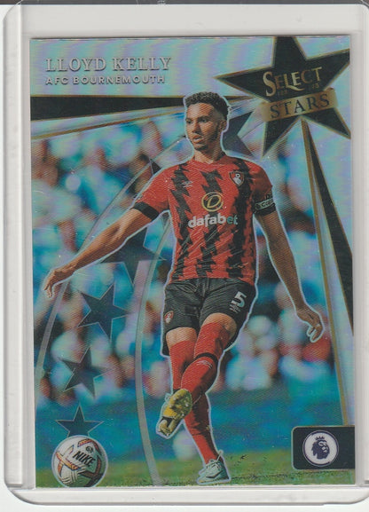 2022-23 Panini Select Premier League Soccer - Lloyd Kelly 'Select Stars' Silver Prizm