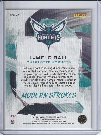 2021-22 Panini Court Kings - LaMelo Ball 'Modern Strokes'
