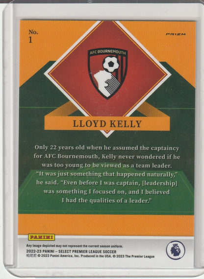 2022-23 Panini Select Premier League Soccer - Lloyd Kelly 'Select Stars' Silver Prizm