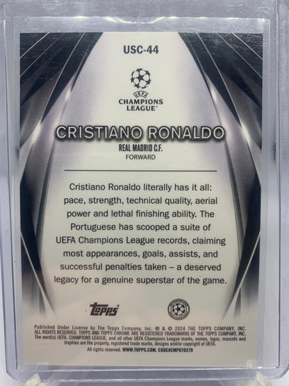 2023-24 Topps Chrome UEFA - Cristiano Ronaldo ‘Ultimate Stage Chrome’