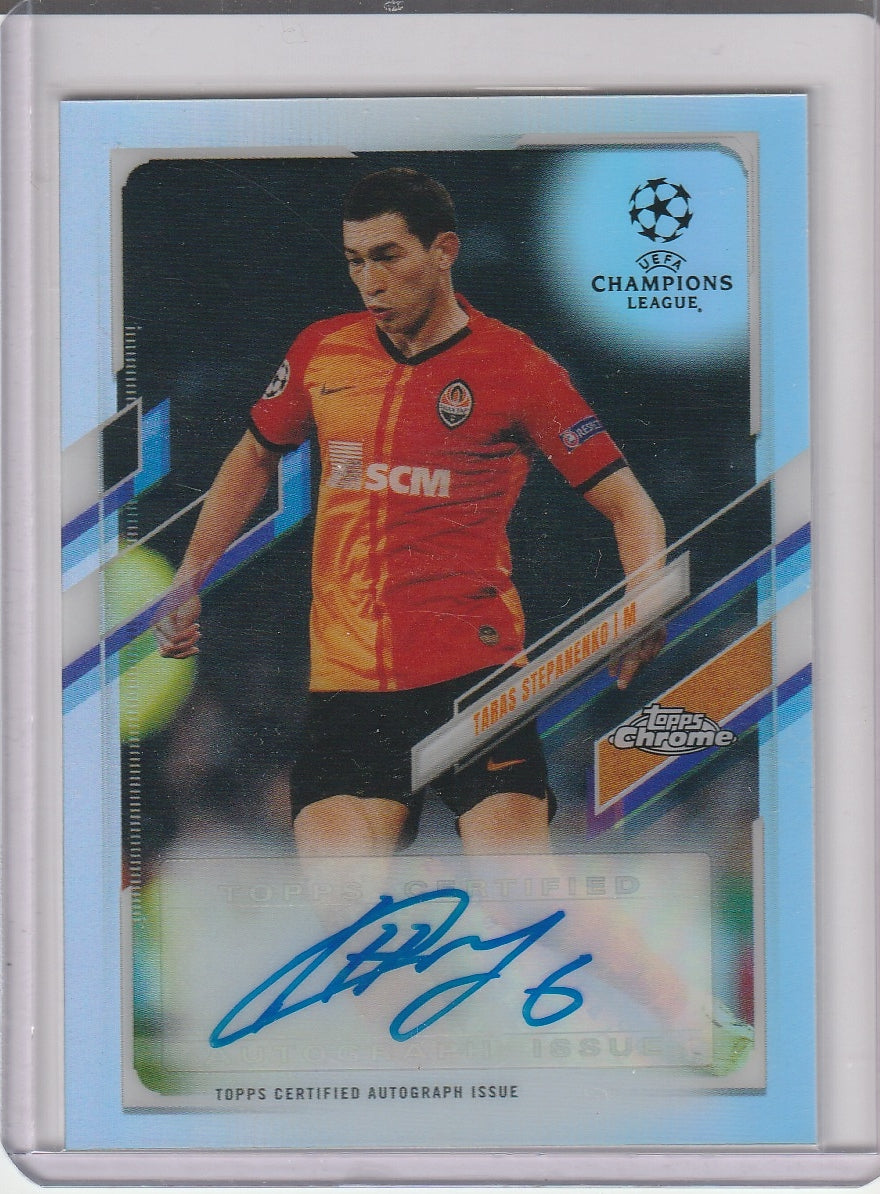 2020-21 Topps Chrome UCL Soccer - Taras Stepanenko Autograph