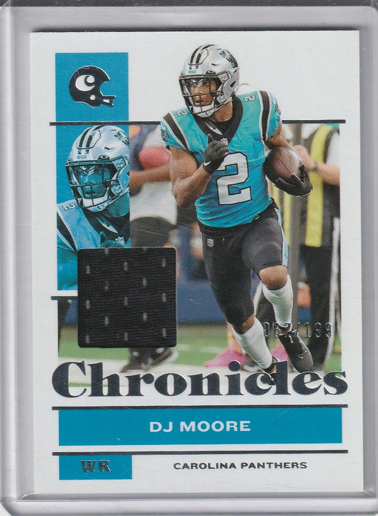 2021 Panini Chronicles Football - DJ Moore ;Relic' /199 *Player Worn*