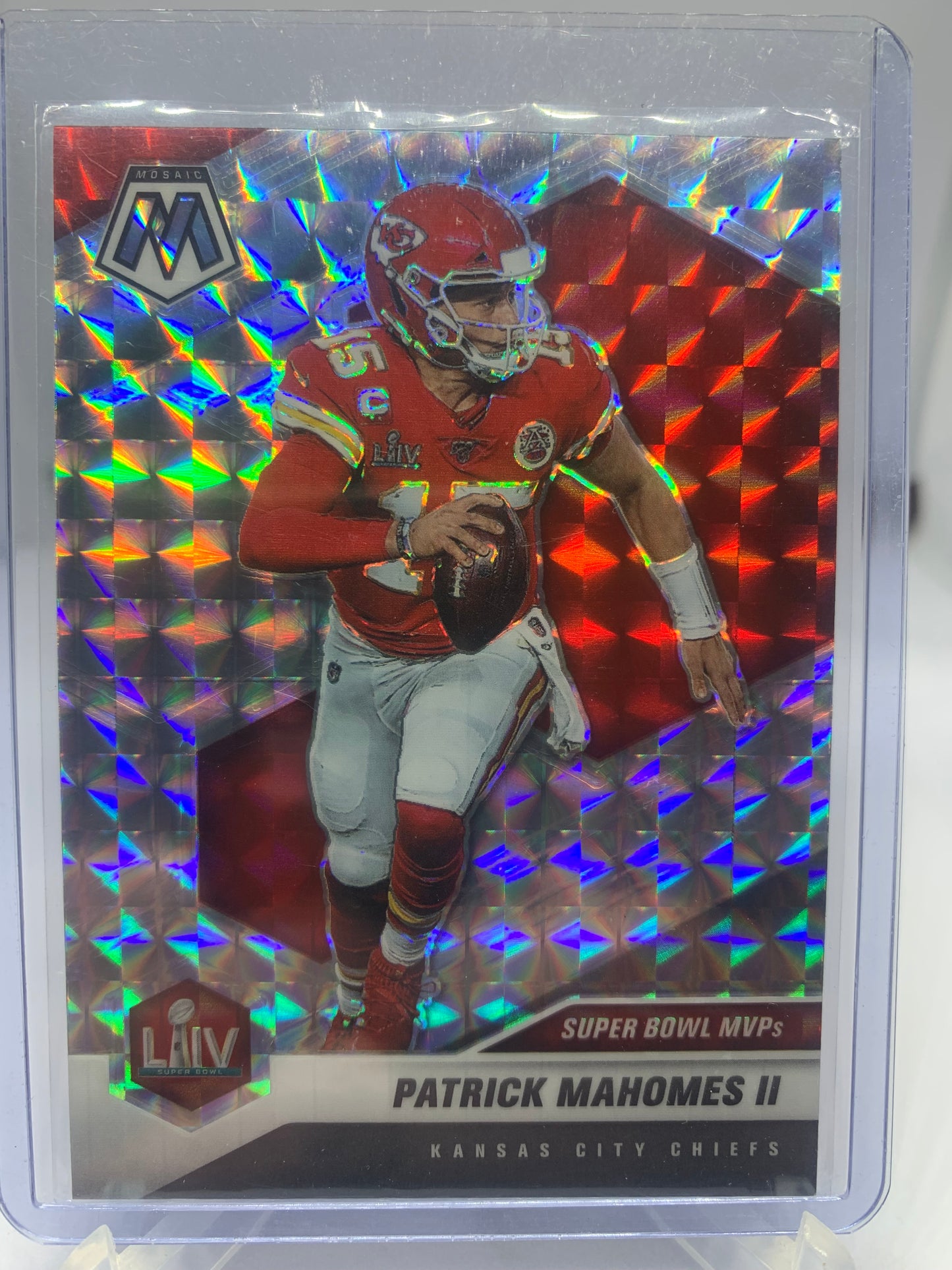 2021 Panini Mosaic Football - Patrick Mahomes II - ‘Mosaic’ Silver Prizm