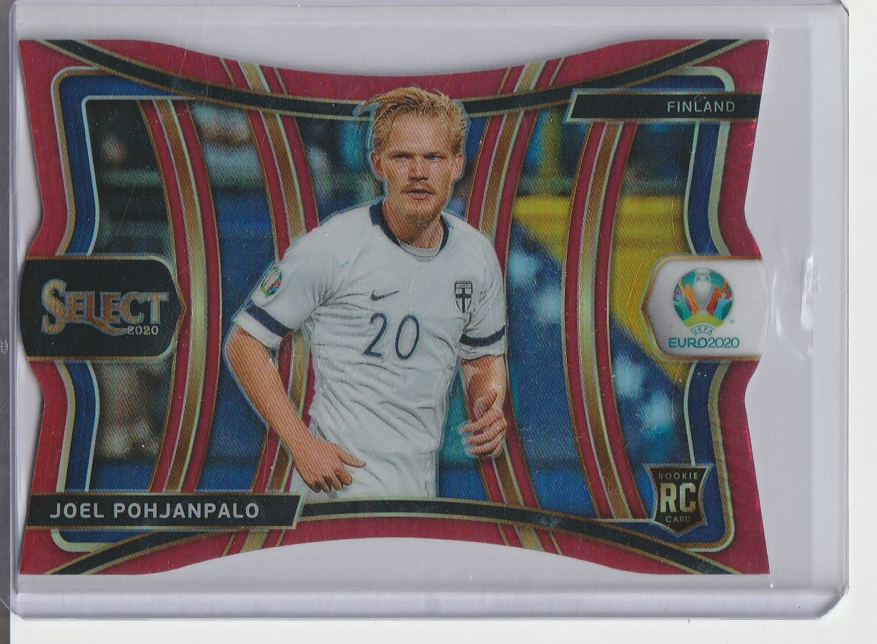 2020 Panini Select Uefa Euro Soccer - Joel Pohjanpalo 'Mezzanine Die Cut' RC Rookie /65