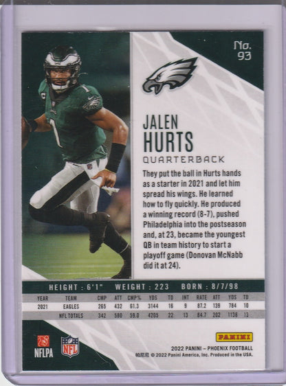 2022 Panini Phoenix Football - Jalen Hurts