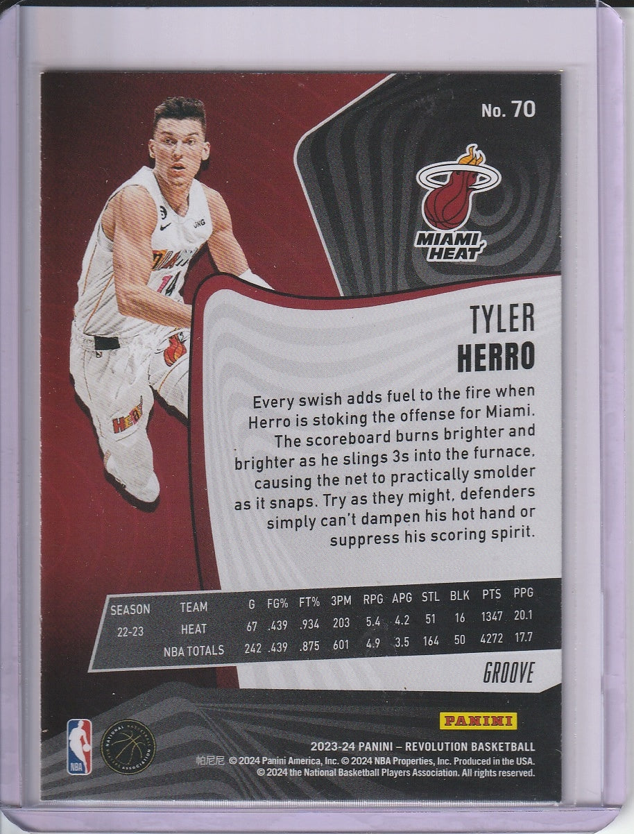 2023-24 Panini Revolution Basketball - Tyler Hero 'Groove'