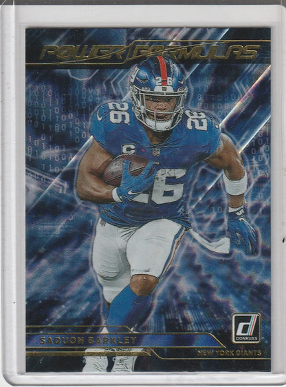 2021 Panini Donruss Football - Saquon Barkley 'Power Formulas'