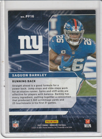 2021 Panini Donruss Football - Saquon Barkley 'Power Formulas'