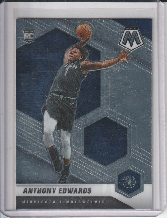 2020-21 Panini Mosaic Basketball - Anthony Edwards RC Rookie