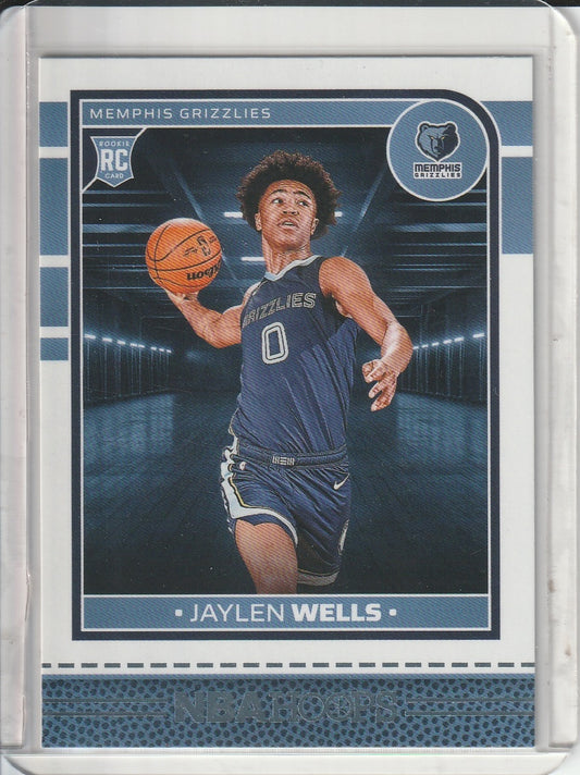 2024-25 Panini Hoops Basketball - Jaylen Wells RC Rookie