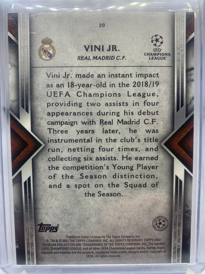 2022-23 Topps Museum Collection UEFA - Vini JR. ‘Amethyst’ /99