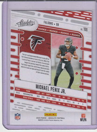 2024 Panini Absolute Football - Michael Penix Jr