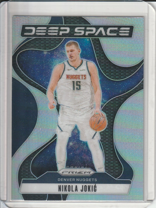 2024-25 Panini Prizm Basketball - Nikola Jokic 'Deep Space' Silver Prizm Holo