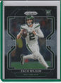 2021 Panini Chronicles Prizm Football - Zach Wilson 'Prizm Black' RC Rookie
