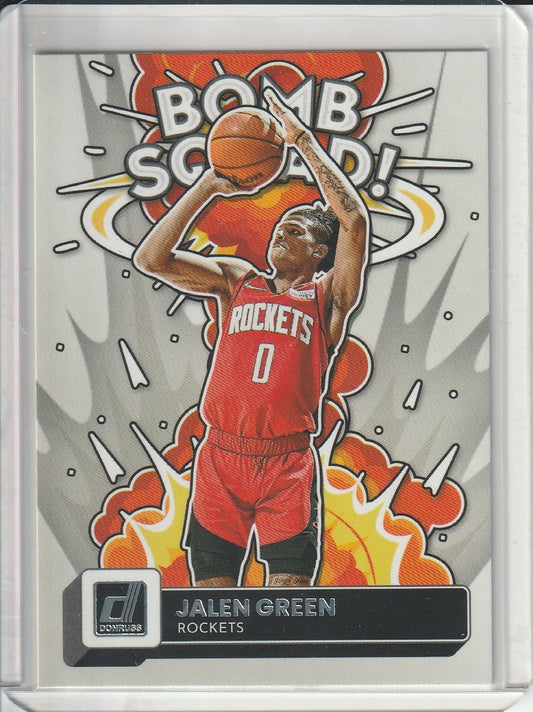2022-23 Panini Donruss Basketball - Jalen Green 'Bomb Squad'
