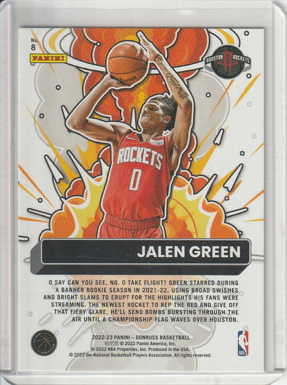 2022-23 Panini Donruss Basketball - Jalen Green 'Bomb Squad'