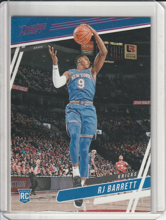 2019-20 Panini Chronicles Prestige Basketball - RJ Barrett 'Pink' RC Rookie