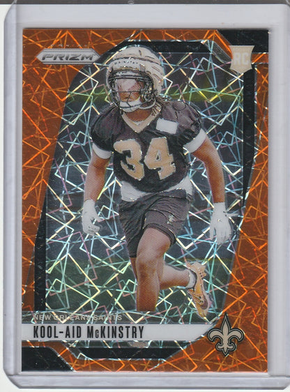 2024 Panini Prizm Football - Kool-Aid McKinsrty 'Orange Laser'
