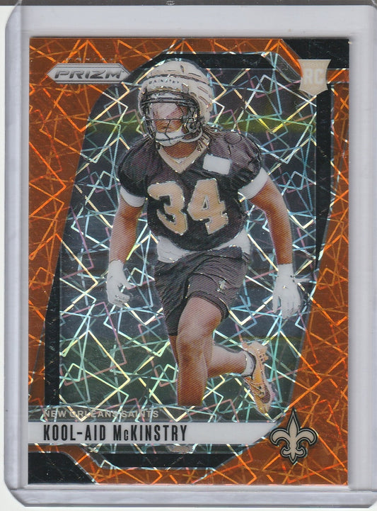 2024 Panini Prizm Football - Kool-Aid McKinsrty 'Orange Laser'