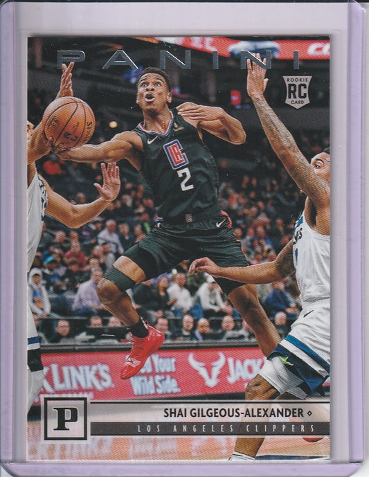 2028-19 Panini Chronicles Basketball - Shai Gilgeous-Alexander 'Panini' RC Rookie
