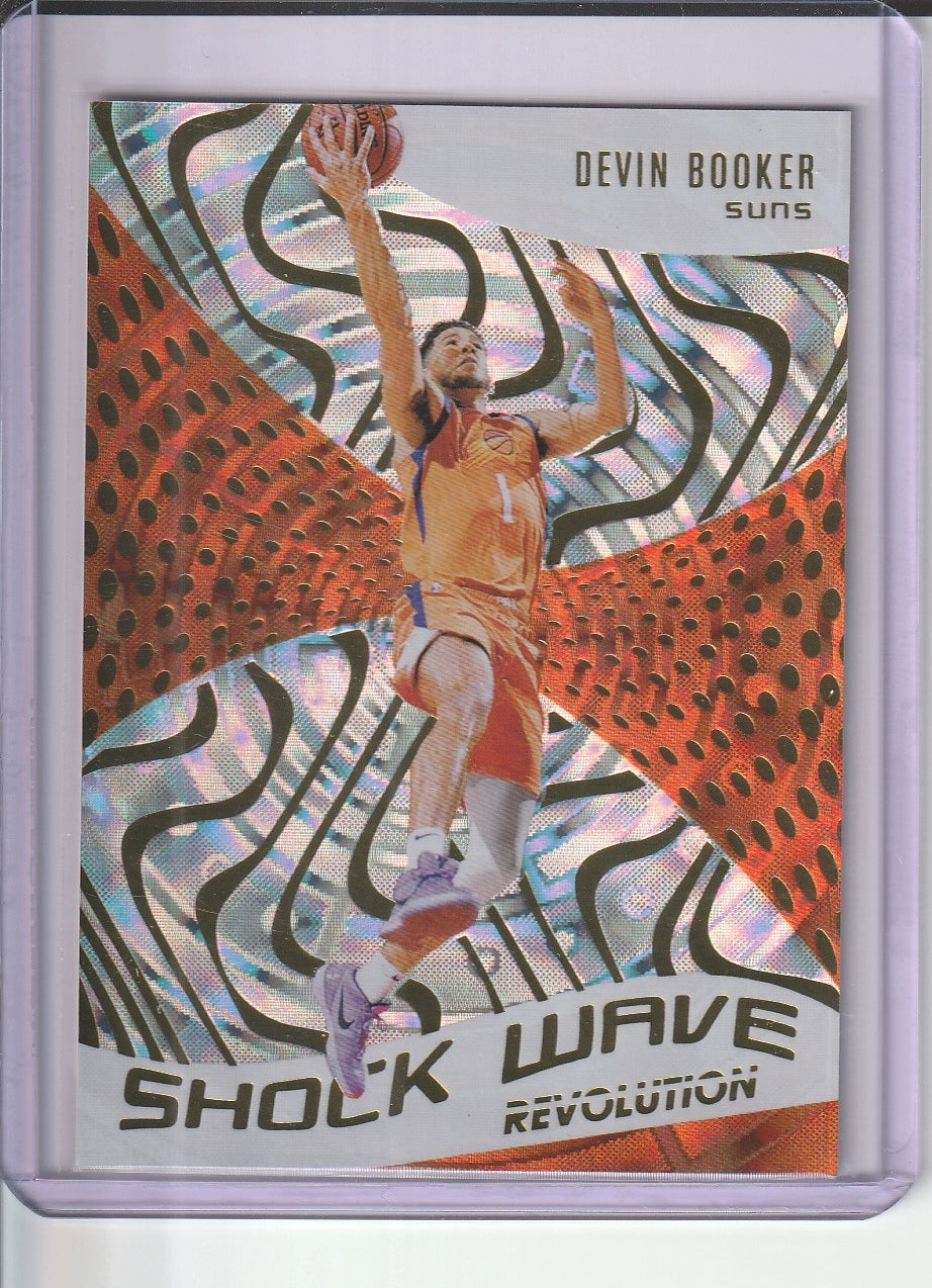 2020-21 Panini Revolution Basketball - Devin Booker 'Shock Wave' Fractal'