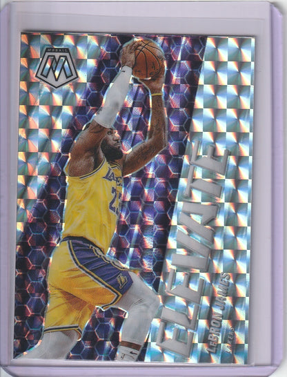 2020-21 Panini Mosaic Basketball - LeBron James 'Elevate' Mosaic Prizm
