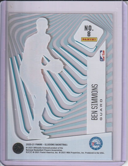 2020-21 Panini Illusions Basketball - Ben Simmons 'Amazing' Acetate