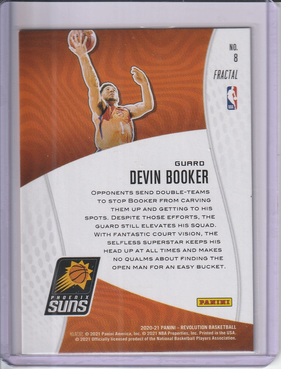 2020-21 Panini Revolution Basketball - Devin Booker 'Shock Wave' Fractal'