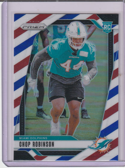 2024 Panini Prizm Football - Chop Robinson 'Red, White, Blue' RC Rookie