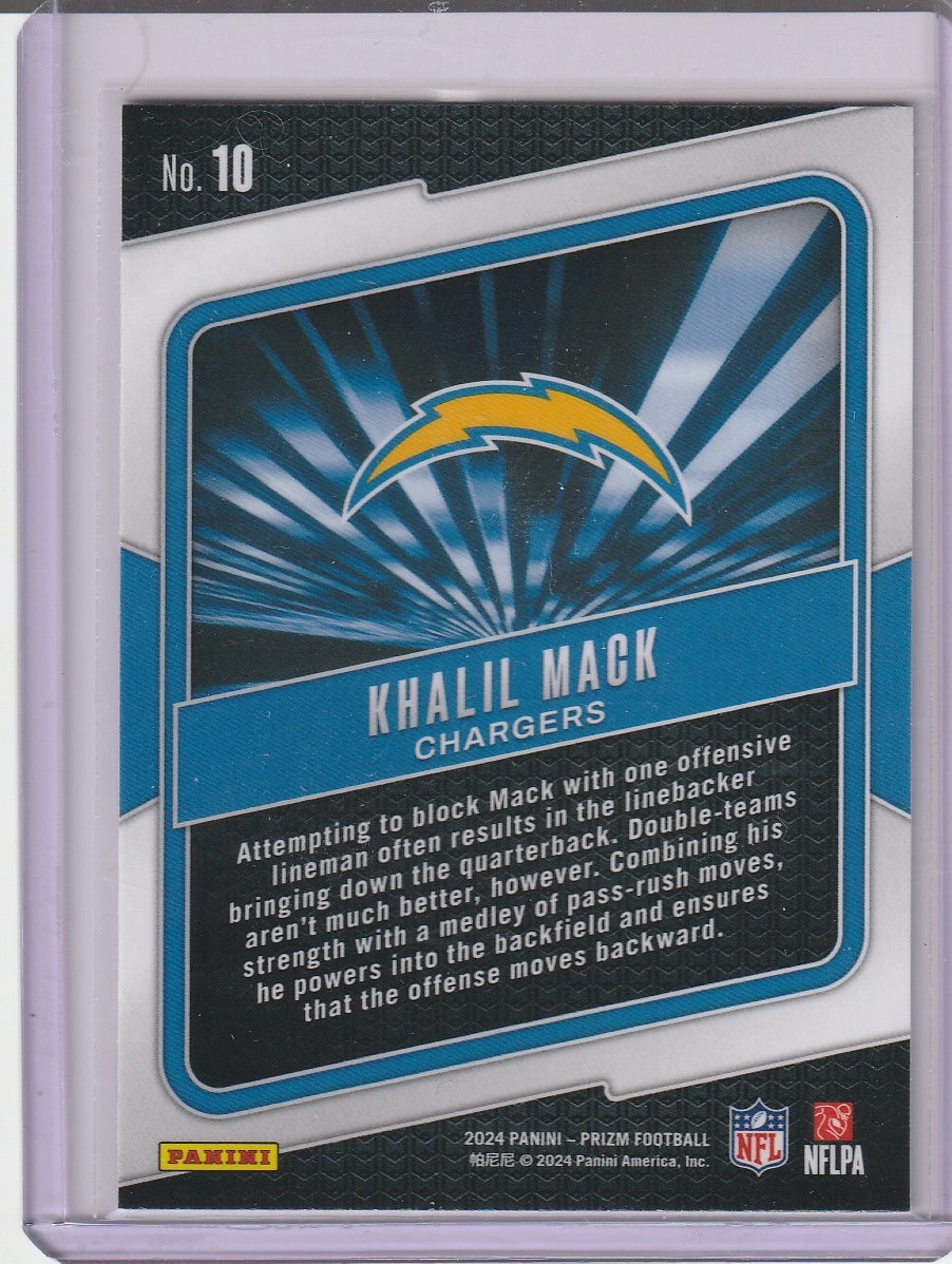 2024 Panini Prizm Football - Khalil Mack 'Hype'