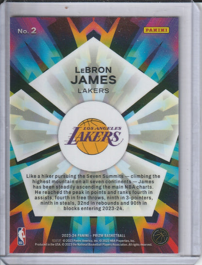 2023-24 Panini Prizm Basketball - LeBron James 'Kaleidoscope'
