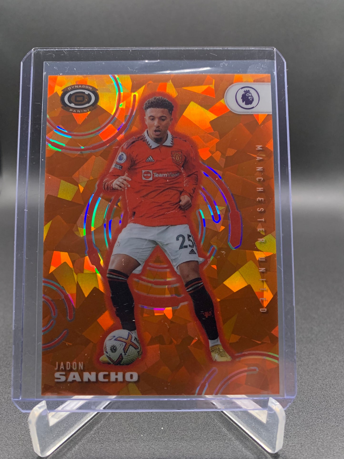 2022-23 Panini Chronicles Dynagon Premier League Soccer - Jadon Sancho ‘Cracked Ice’ /23