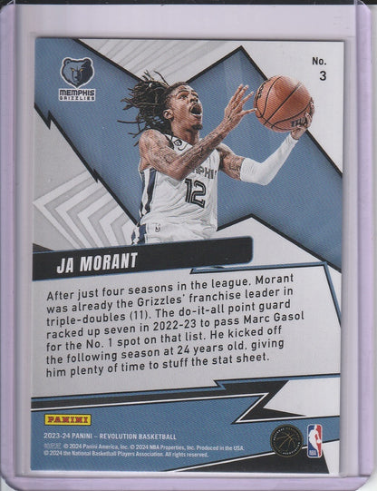 2023-24 Panini Revolution Basketball - Ja Morant 'Shock Wave'