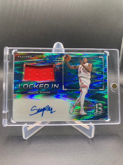2016-17 Panini Spectra Basketball - Pascal Siakam ‘Locked In’ RC Rookie Patch Auto /99