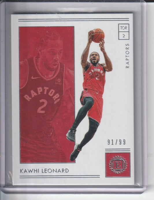 2018-19 Panini Encased Basketball - Kawhi Leonard /99