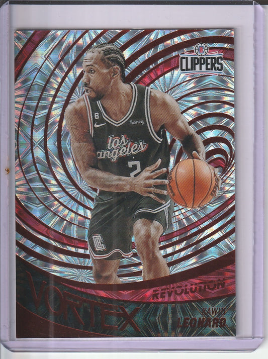 2022-23 Panini Revolution Basketball - Kawhi Leonard 'Vortex' Red Asia