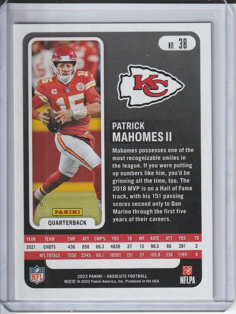 2022 Panini Prestige Football - Patrick Mahomes II