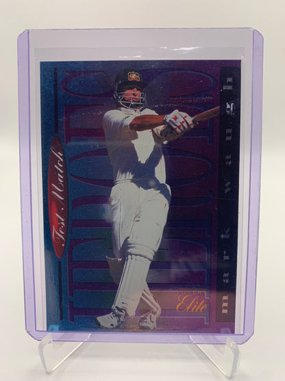 1996 Futera Elite Cricket - Mark Waugh ‘Test Match Heroes’