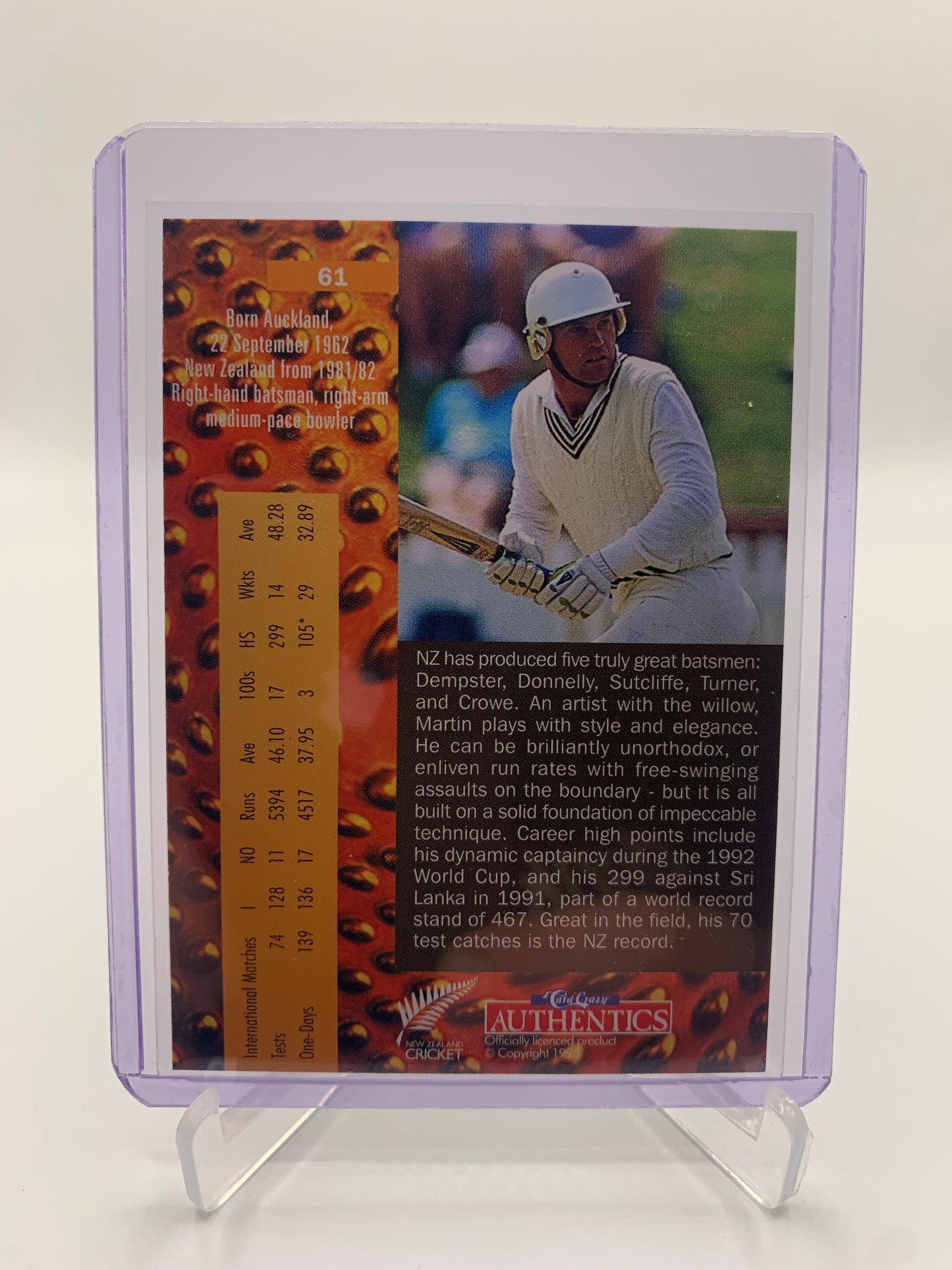1996 High Velocity Cricket - Martin Crowe ‘Ultimate Attack’
