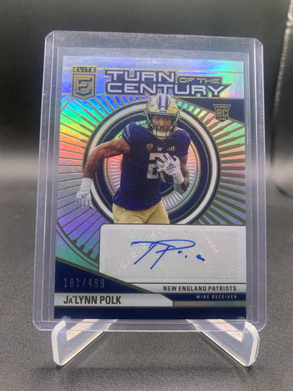 2024 Panini Donruss Elite Football - Ja’Lynn Polk ‘Turn of the Century’ Autograph /499