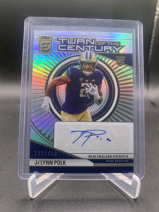 2024 Panini Donruss Elite Football - Ja’Lynn Polk ‘Turn of the Century’ Autograph /499