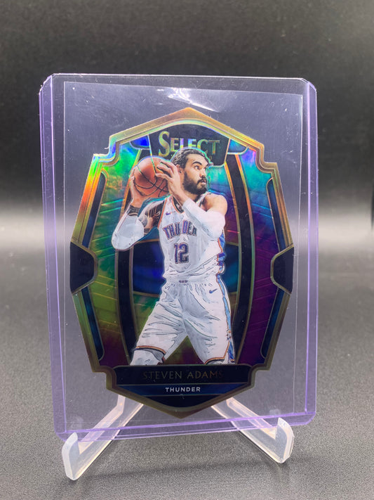 2018-19 Panini Select Basketball- Steven Adams ‘Premier Level’ Die Cut, Tie Dye /25