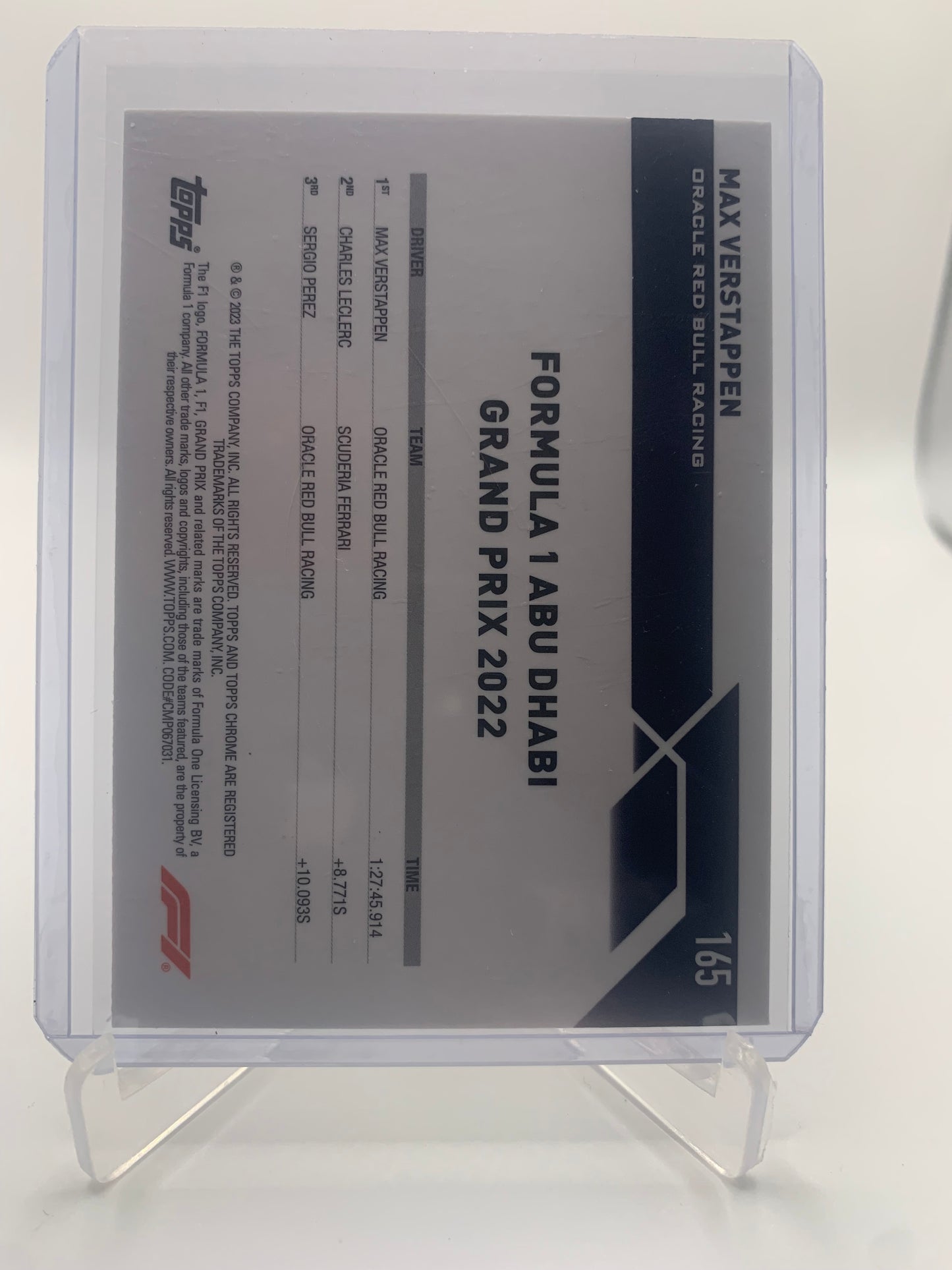 2023 Topps F1 - Max Verstappen ‘Mini Diamonds’ /299