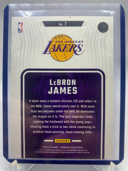 2024-25 Panini Donruss Basketball - LeBron James ‘Hardwood Masters’