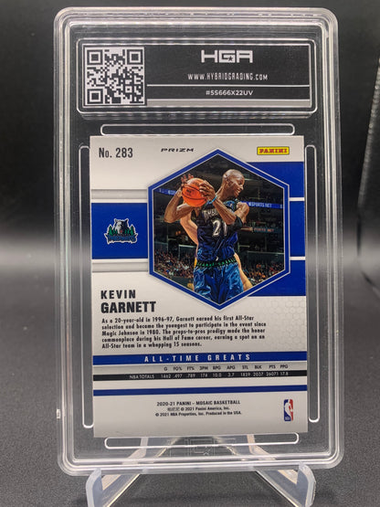 2020-21 Panini Mosaic Basketball - Kevin Garnett ‘All Time Greats’ Genesis SP, HGA 9.5