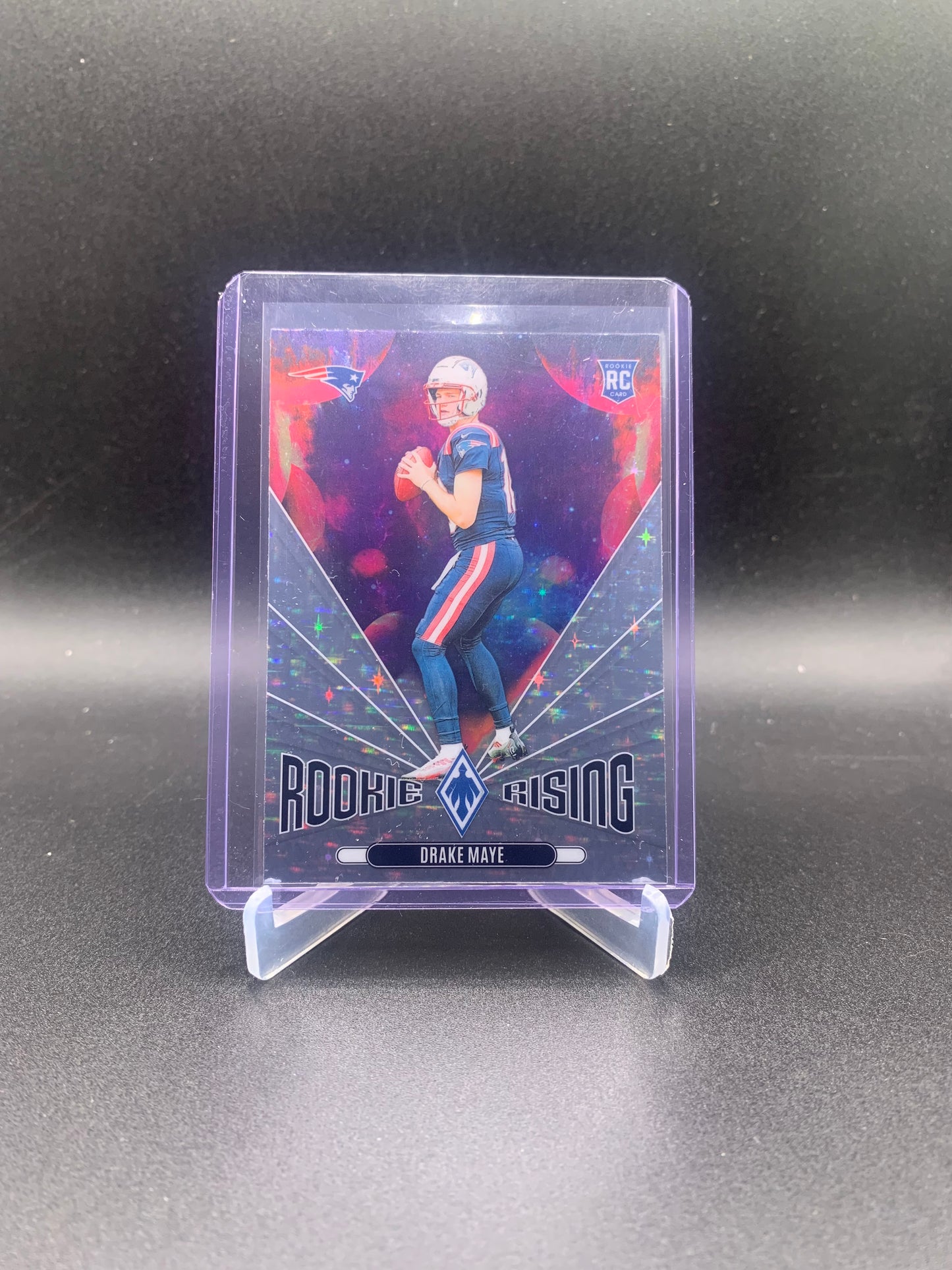 2024 Panini Phoenix Football - Drake Maye ‘Rookie Rising’ RC Rookies ‘Stars’ Parallel