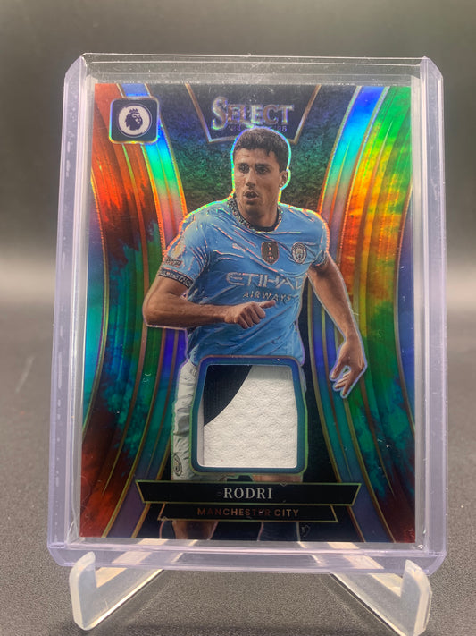 2024 Panini Select Premier League Soccer - Rodri ‘Tie Dye’ Patch /25